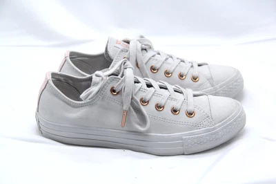 Chuck Taylor All Star 鞋女式 7.5 码灰色麂皮绒低帮运动鞋 157387c — 第 1/4 张图片