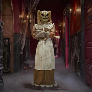 Home Accents 5.5'FT SITTER OF SOULS ANIMATRONIC Halloween Prop, BOX IN HAND - Picture 1 of 5
