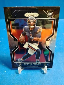 2021 Panini Chronicles Prizm Black Justin Fields RC #PB-3 Steelers Bears - Picture 1 of 2