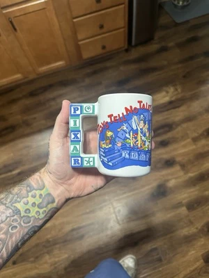 Toys Tell No Tales Toy Story Pixar Coffee Tea Mug 2 Sided Disney Parks Pirates - Image 1 of 4