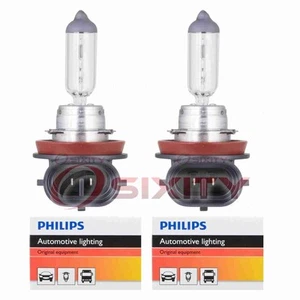 2 pc Philips Daytime Running Light Bulbs for Mazda CX-3 2016-2019 Electrical kf - Picture 1 of 5