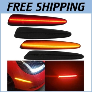 Luces de señalización laterales LED C6 Corvette de 4 piezas - Lente ahumada con fácil instalación - Imagen 1 de 10