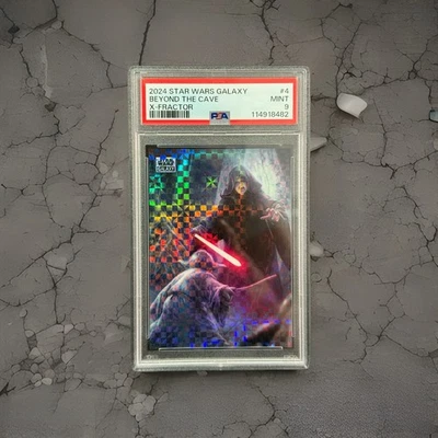 2024 Topps Chrome Galaxy Star War #4 Beyond The Cave X-Fractor /10 PSA 9 - Image 1 of 3
