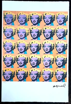 Andy Warhol - 57x38  - Limitierte Auflage Nr. 68/100 - Bild 1 von 4