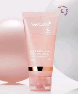 MEDICUBE Mascarilla Envolvente de Colágeno 2.53 oz/75ml Renovación Cuidado Nocturno Mascarilla Crema HB5 - Imagen 1 de 4
