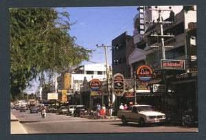 THAILANDIA 1988 cartolina PATTAYA LA RIVIERA THAILANDESE posta aerea sant'ITALIA - Foto 1 di 2