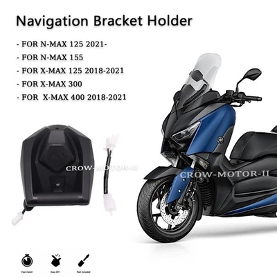 Soporte de teléfono de navegación PARA YAMAHA N-MAX 125 N-MAX 155 X-MAX 125 300 400 Foto 1 de 4