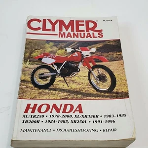 Clymer Manual Honda XL/XR1978-2000 XL/XR350R 1983-85 XR200R 1984-85 XR250L 1991- - Picture 1 of 3