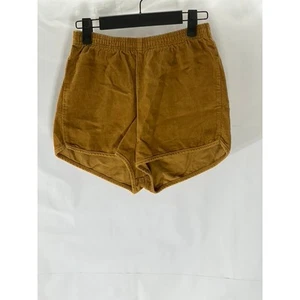 Pantalones Cortos Informales CORDUROY BY AMERICAN APPAREL Para Mujer Tostados Cintura Elástica Talla Xs - Imagen 1 de 10
