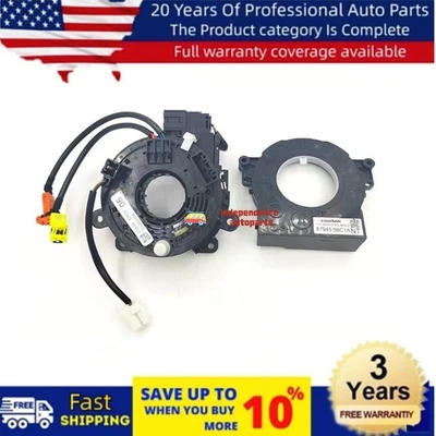 Sensor de ángulo de dirección OEM y resorte de reloj para Infiniti Q50 2014-2019 (con calefacción) Foto 1 de 4