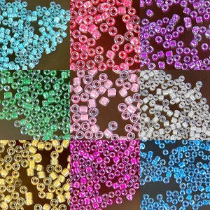 Commercio all'ingrosso 110 g (15000 pezzi) 1,2 x 2 mm distanziatore semi vetro ceco perline creazione gioielli - Foto 1 di 11