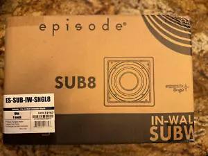 Episode ES-SUB-IW-SNGL8 Passive in-Wall Subwoofer with Single 8" Woofer - Picture 1 of 2