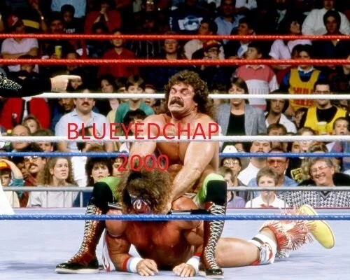 ОКОНЧАТЕЛЬНЫЙ ВОИН ПРОТИВ РИКА ГРУБЫЙ БОРЕЦ 8 X 10 РЕСТЛИНГ ФОТО WWF WCW - Изображение 1 из 1