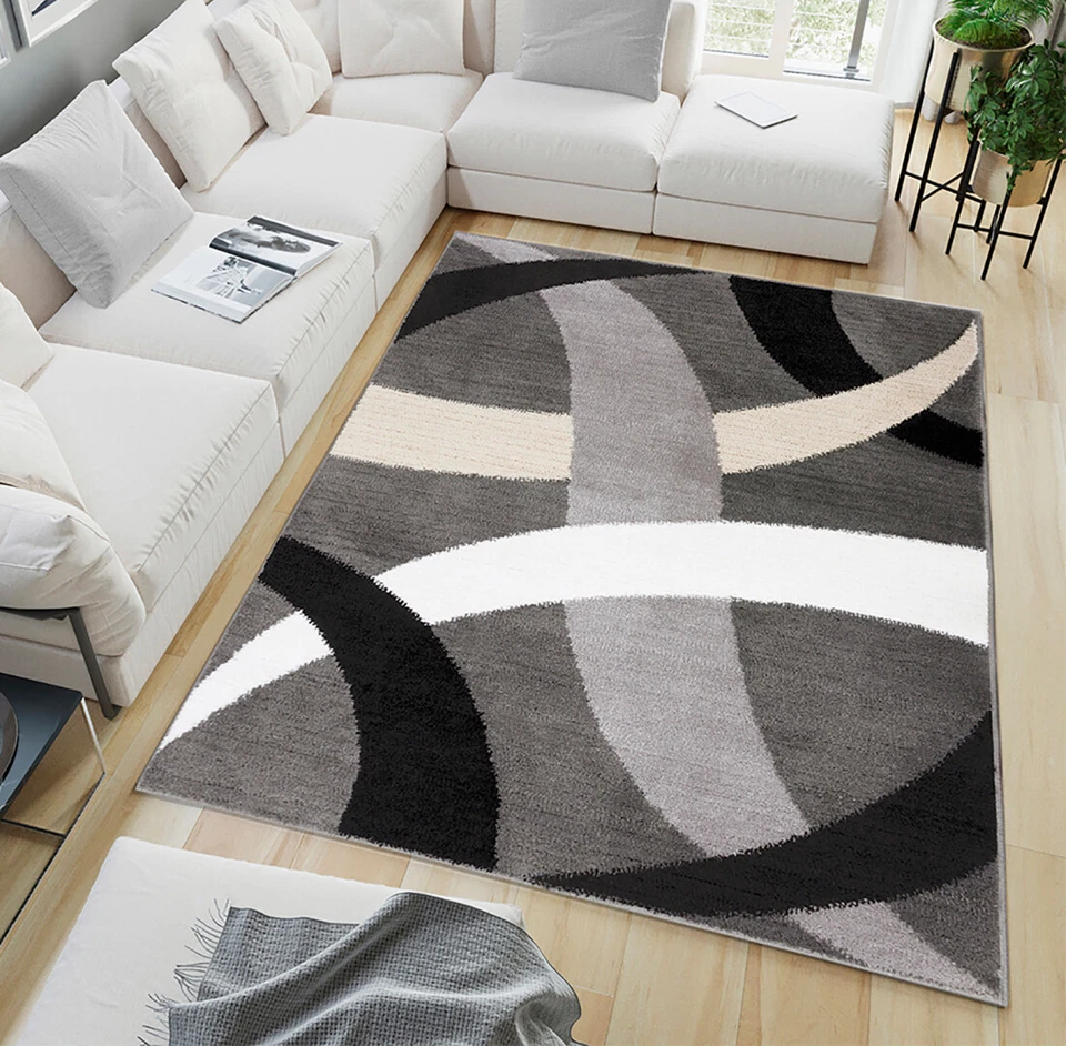 ARREDIAMO INSIEME S.R.L. Tappeto Salotto Moderno 120x180 Arredo Sala Camera Letto Scendiletto Pelo Corto