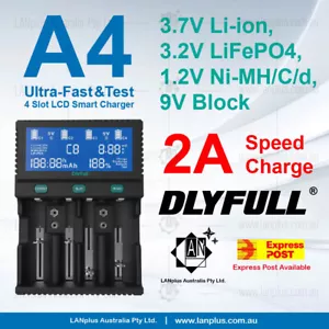 A4 Ultra-Fast 2.0A D Size lithium AA AAA LCD Battery Charger >OPUS BT3100 - Picture 1 of 8