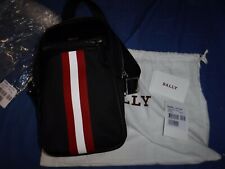 BALLY black fabric/fabric crossbody bag sz 1 6238428 Brand new