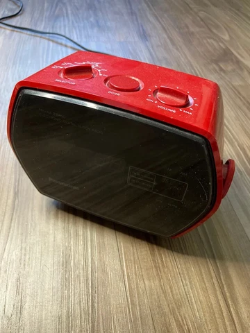 Vintage Red Panasonic Rare RC-55 Digital Clock Radio Cover