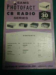 SAMS Photofact CB-30 - Bild 1 von 1