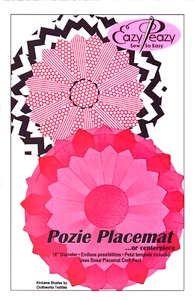 POSIE PLACEMATS ~ Easy Peazy Sew So Easy ~ 16" de diapositiva - Imagen 1 de 3