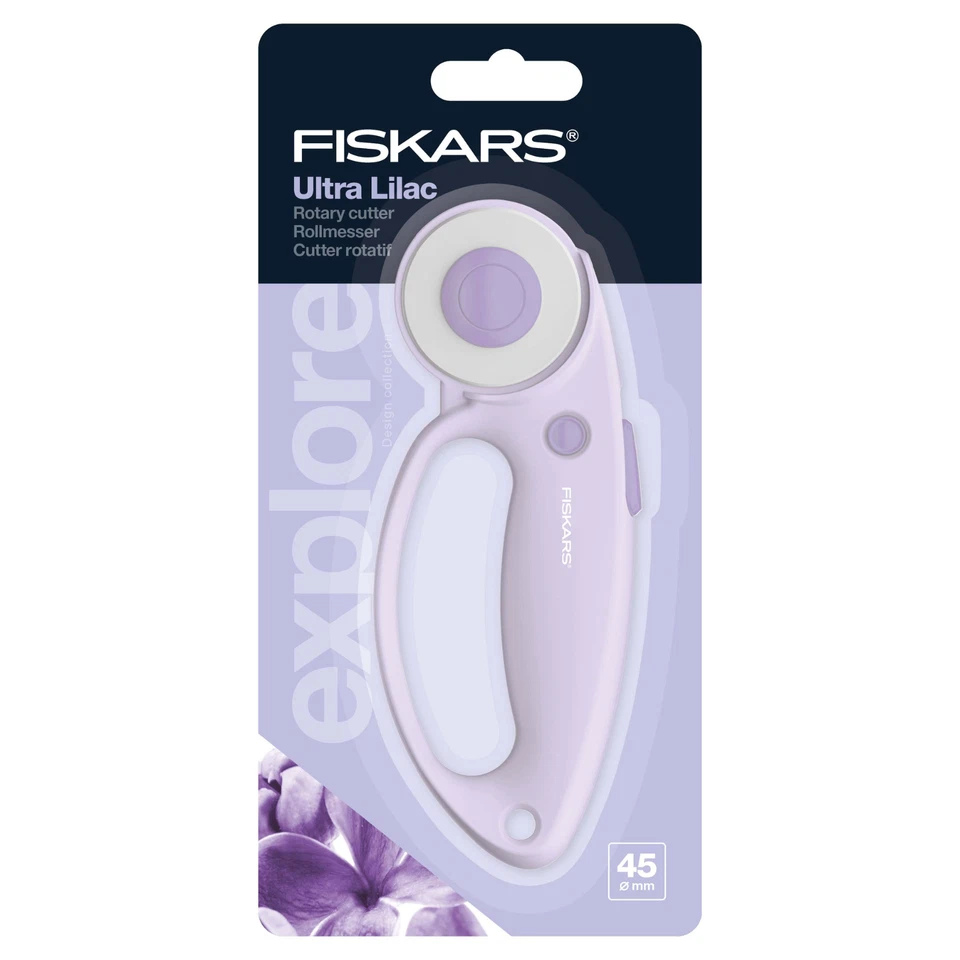 Fiskars Rotationsschneider: gerade: Ultraflieder: 45 mm Steppen Nähen Schneiderei - Bild 1 von 3