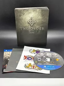 Order: 1886 PS4 PlayStation 4 w STEELBOOK STICKERS COMPLETE TESTED FREE SHIPPING - Picture 1 of 9