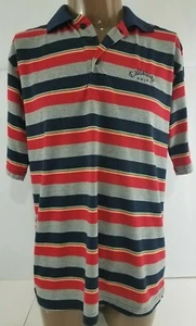 Mens Calloway Golf Polo Shirt Xseries Striped Large Vibrant Colorful - Picture 1 of 6