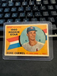 62989 1960 Topps #120 Duke Carmel RS RC CARDINALS VG - Picture 1 of 2