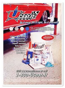 Kits de revestimiento de piso UCoat Do-it Yourself 2005 anuncio de revista impreso en página completa - Imagen 1 de 4