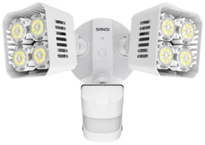 3400LM LED Security Motion Sensor Outdoor Lights 30W (250W Equiva) 5000K SANSI - Picture 1 of 8