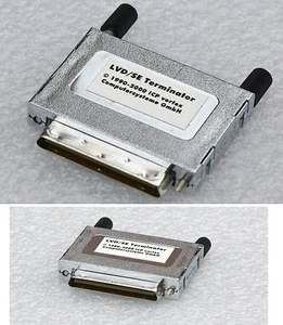 SCSI U320 TERMINATOR 68pol MICRO CENTRONICS STECKER LVD/SE AUTO-MODE VHDCI 17 - Bild 1 von 1