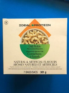 Ideal Protein Dill Pickle Flavoured Zippers - 7 Packets - EXP 7/31/26 FREE SHIP - Picture 1 of 4