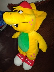 BARNEY EL DINOSAURIO 2006 LYONS NANCO PELUCHE GRANDE PELUCHE ANIMAL DE PELUCHE. Raro - Imagen 1 de 9