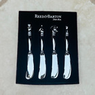 NEW Reed & Barton Chessman Cheese Knife Spreaders - Set Of Four - Vintage