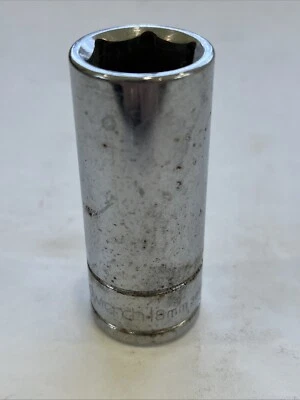 GM ACDelco 36118 18 mm métrico 3/8” unidad 6 puntos enchufe profundo de colección Foto 1 de 4