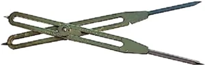Massives Messing Proportionalteiler 12 Zoll Vermessung Technik Zeichnung Künstler Werkzeug - Bild 1 von 1
