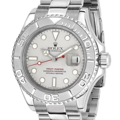 Reloj Rolex Acero Oyster 40mm Yachtmaster Esfera Plateada Foto 1 de 4