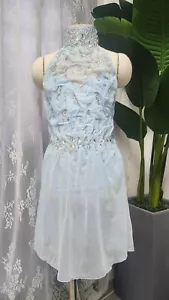 Customizable linestone leotard for rhythmic gymnastics MADE IN SOUTH KOREA - Picture 1 of 9