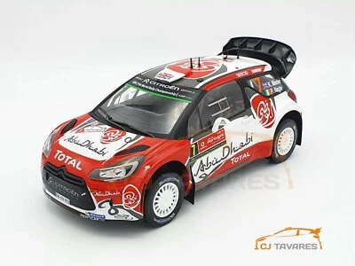 ALTAYA IXO CITROËN DS3 WRC #7 K. MEEKE - P. NAGLE RALLY PORTUGAL 2016 1/18 - Immagine 1 di 3