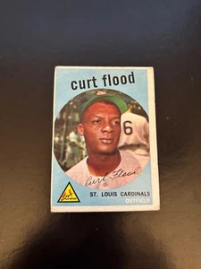 1959 TOPPS BASEBALL #353 CURT FLOOD!! $1 SHIPPING!! - Picture 1 of 2
