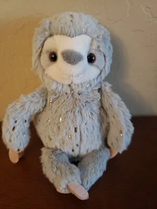 Douglas Cuddle Toys SLOTH 8" Sacchetto di Fagioli Grigio Peluche Peluche - Foto 1 di 4