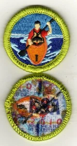 Kayaking Merit Badge, Type K, "BSA 2010" Back (2010-12), Mint! - Picture 1 of 1