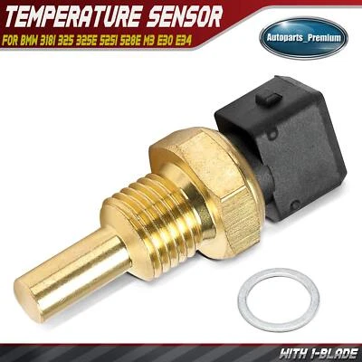 Engine Coolant Temperature Sender for BMW 318i 325 325e 525i 528e M3 E30 E34 E28 - Image 1 of 4