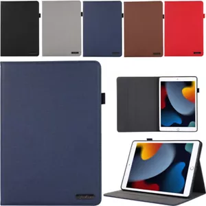 Smart Leather Cover Case For iPad 2 3 4 5/6/7/8/9/10th Gen Mini Air Pro 11 10.5" - Picture 1 of 38