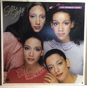 SISTER SLEDGE, Heavy Promo Poster & Script, Love Somebody Today, 1980, RARE - Picture 1 of 8