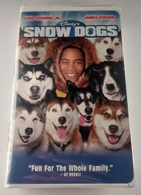 Snow Dogs (VHS) 2002 Cuba Gooding Jr, James Coburn, Sisqó TESTED - Image 1 of 3