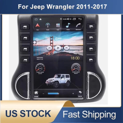 Unidad Principal 12.1" Pantalla Radio Coche Android Navegación GPS para Jeep Wrangler 2011-2017 Foto 1 de 4
