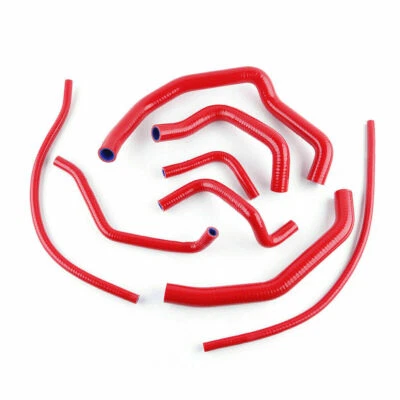 For Honda CBR 600 F4 F4I CBR600F4I 1999-2002 Silicone Radiator Hose Pipe Kit Red Foto 1 de 4