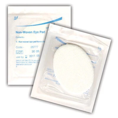 VERNACARE LIMITED Eye Pad Sterile 8 x 6cm - Pack 50 - 28793
