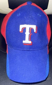 MLB Texas Rangers Tetco Coca Cola Cap Hat Adult Adjustable Blue Red Cotton - Picture 1 of 5