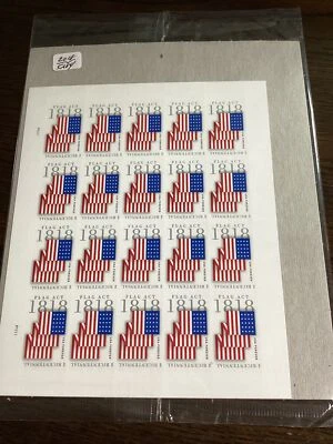 Scott#5284-Flag Act of 1818 Full Sheet of 20 Stamps  MNH(2018) NIP - Image 1 of 2